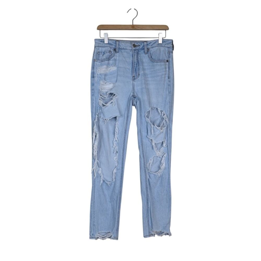 American Eagle Women's 6 Distressed Mom Jean
